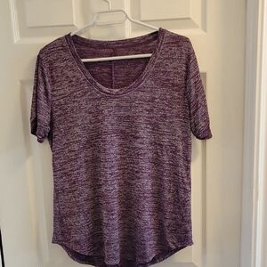 Purple And Grey Women's Top